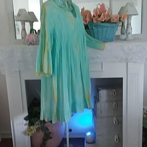 Soft surrounding extra large gauze dress